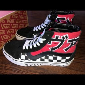 RARE Japanese Typography Vans SK8-Hi